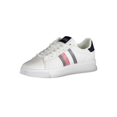 Tommy Hilfiger White Polyester Sneaker - Sneakers
