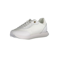 Tommy Hilfiger White Polyester Sneaker - Sneakers