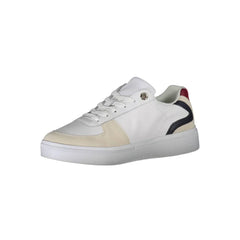 Tommy Hilfiger White Polyester Sneaker - Sneakers