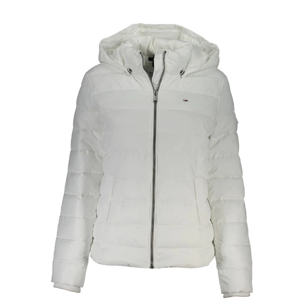 Tommy Hilfiger White Polyester Women Jacket - XS