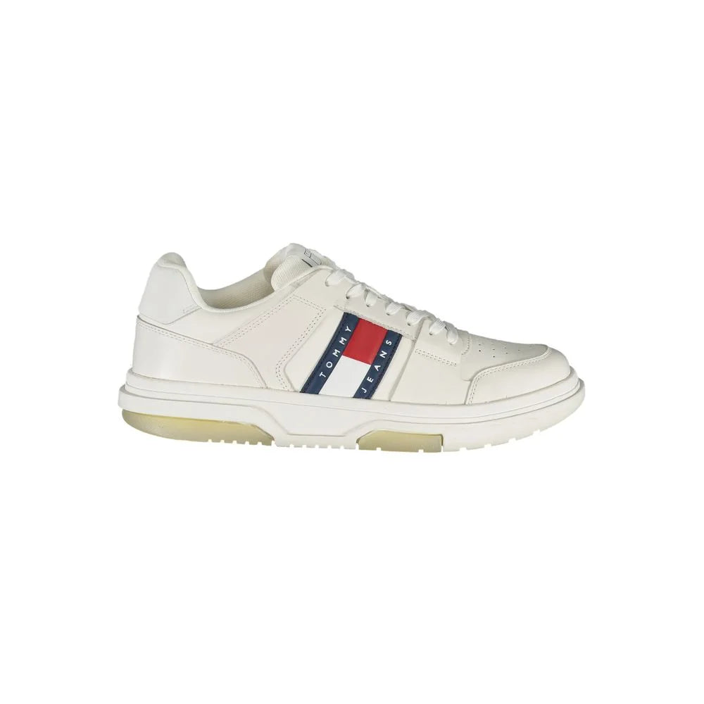 Tommy Hilfiger White Polyethylene Men Sneaker - Sneakers