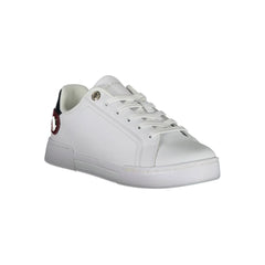 Tommy Hilfiger White Polyethylene Women Sneaker - Sneakers