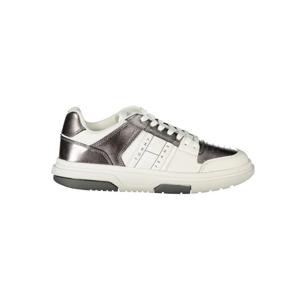 Tommy Hilfiger White Polyethylene Women Sneaker - Sneakers