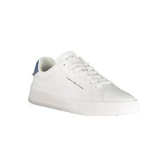 Tommy Hilfiger White Polyurethane Men’s Sneaker