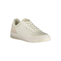 Tommy Hilfiger White Polyurethane Men’s Sneaker