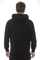 Tond Black Cotton Men Sweater with Hood - Hoodies