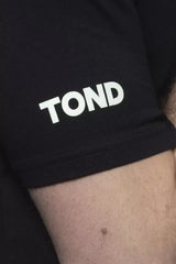 Tond Black Cotton Men T-Shirt - S - T-Shirts