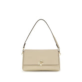 Tory Burch Sac bandoulière en cuir de veau beige Bos Taurus