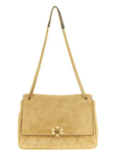 Sac bandoulière en cuir beige Tory Burch