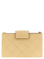 Tory Burch Portcard bej din piele de miel