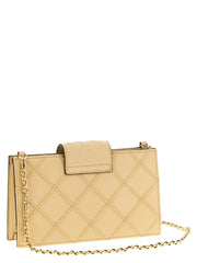 Tory Burch Portcard bej din piele de miel