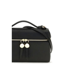 Tory Burch Black Calf Leather Bos Taurus Handbag