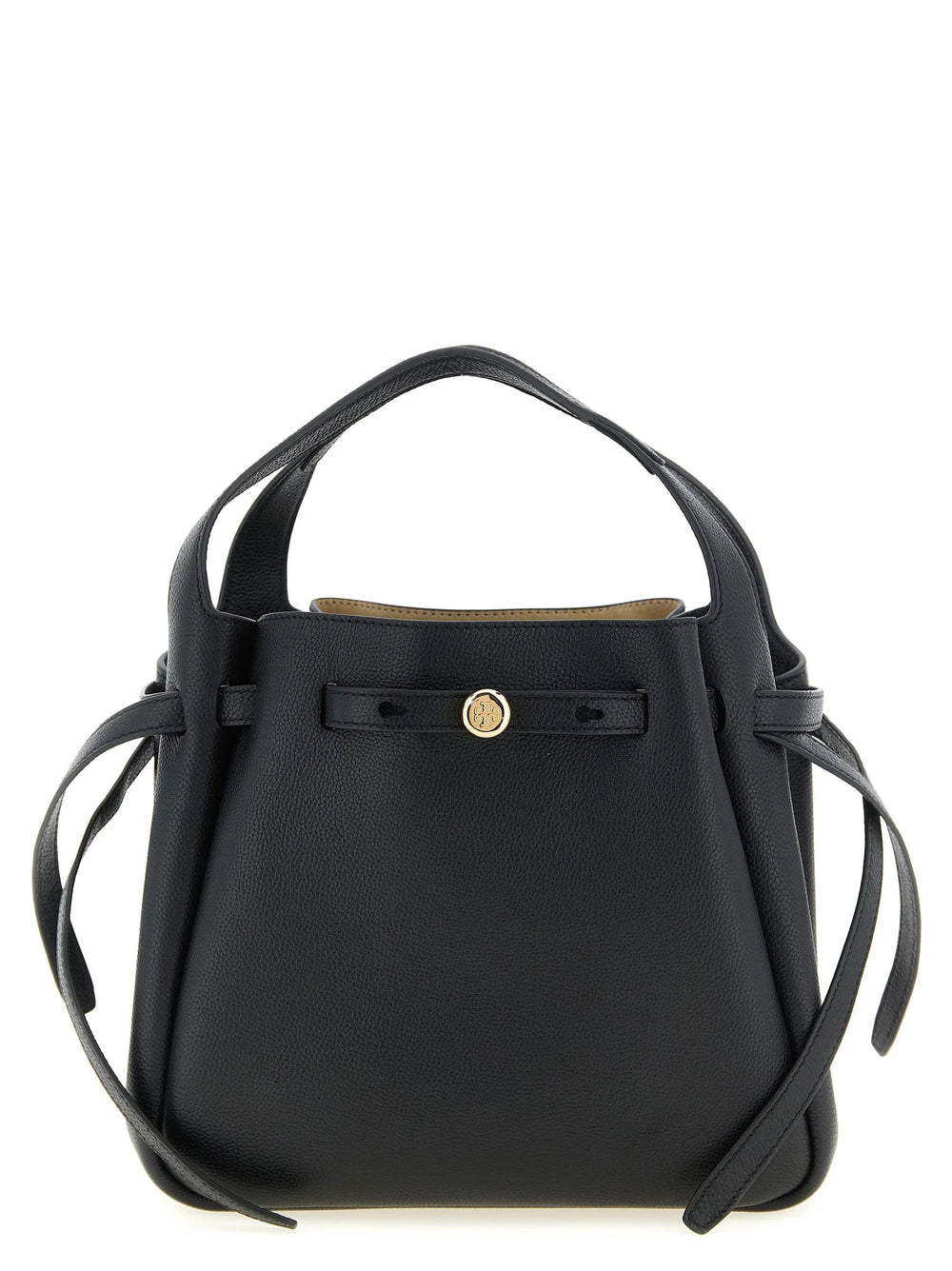 Tory Burch Black Cowhide Handbag