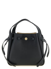 Tory Burch Schwarze Handtasche aus Kuhfell