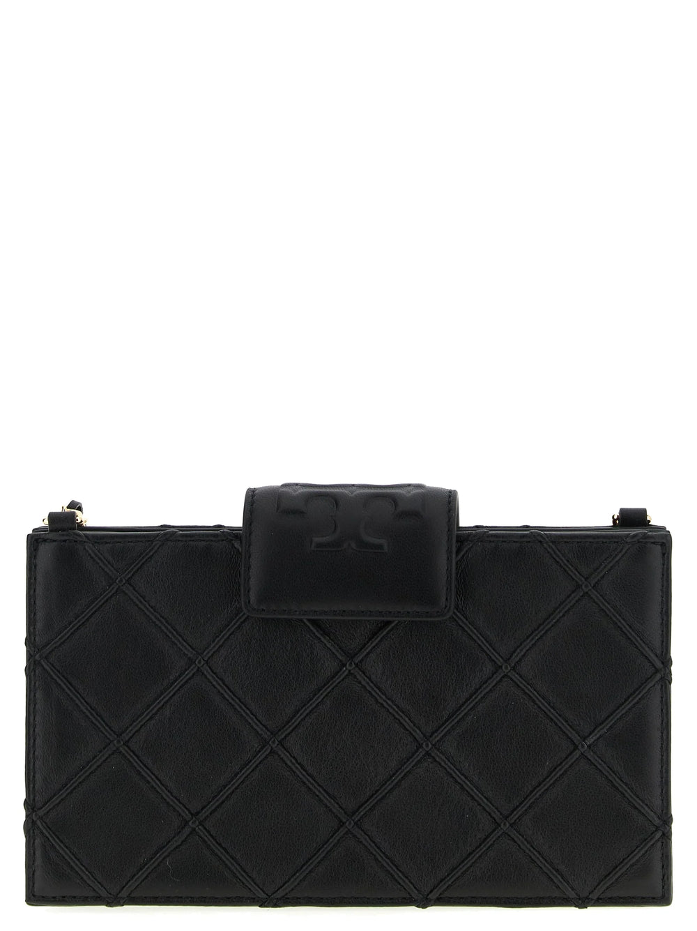 Tory Burch sort lammelæderkortholder