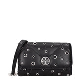 Tory Burch Black Leather Clutch Bag