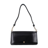 Tory Burch Black Leather Shoulder Bags
