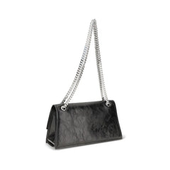 Tory Burch Black Suede Leather Shoulder Bag