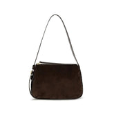 Tory Burch Brown Suede Leather Shoulder Bag