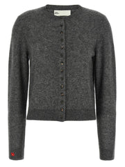 Tory Burch Gray Cashmere Cardigan