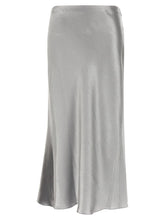 Tory Burch Gray Polyester Midi Skirt - 10