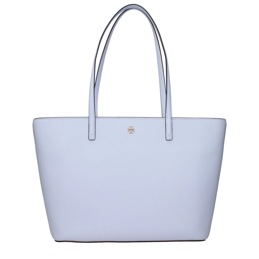 Tory Burch Light Blue Leather Shoulder Bags