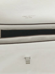 Tory Burch White Lamb Leather Shoulder Bag