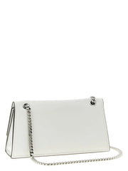 Tory Burch White Lamb Leather Shoulder Bag