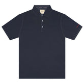 Tramarossa Blue Cotton Polo Shirt - Polos