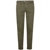 Tramarossa Green Cotton Men Chino Pants - Chinos