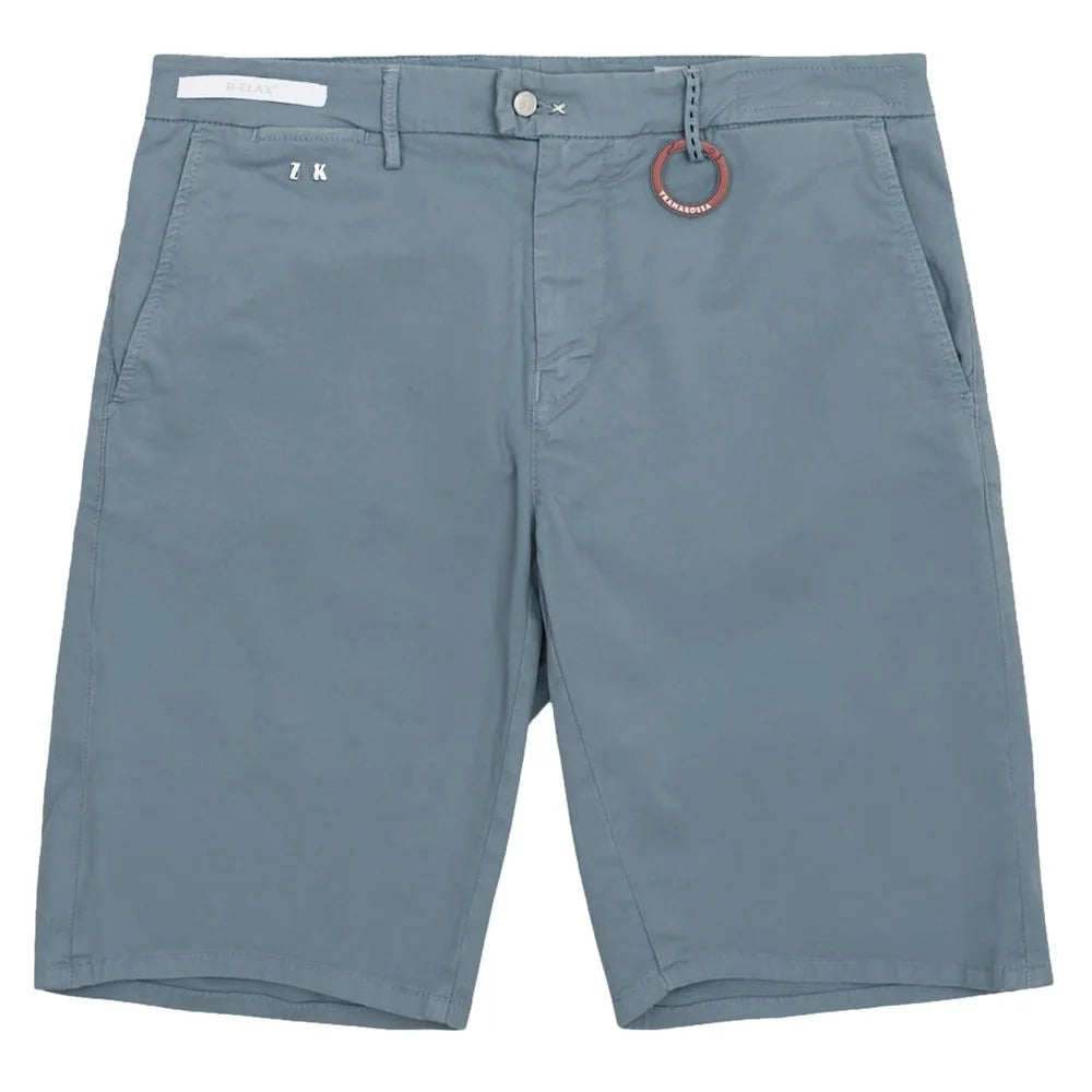 Tramarossa Light Blue Linen Men Short - Chino Shorts