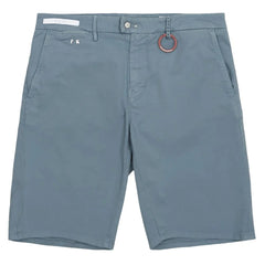 Tramarossa Light Blue Linen Men Short - Chino Shorts