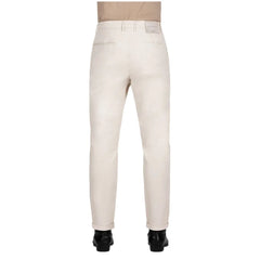 Tramarossa White Cotton Pant - Chinos