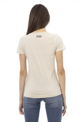Trussardi Action Beige Cotton Women T-Shirt - T-Shirts