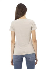 Trussardi Action Beige Cotton Women T-Shirt - T-Shirts