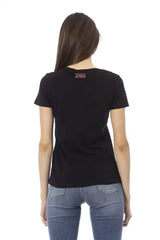 Trussardi Action Black Cotton Women T-Shirt - T-Shirts