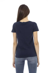 Trussardi Action Blue Cotton Women T-Shirt - T-Shirts