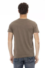 Trussardi Action Brown Cotton Men T-Shirt - T-Shirts