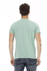 Trussardi Action Green Cotton Men T-Shirt - T-Shirts
