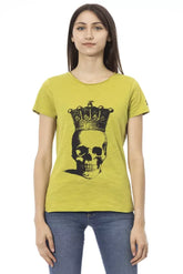 Trussardi Action Green Cotton Women T-Shirt - T-Shirts