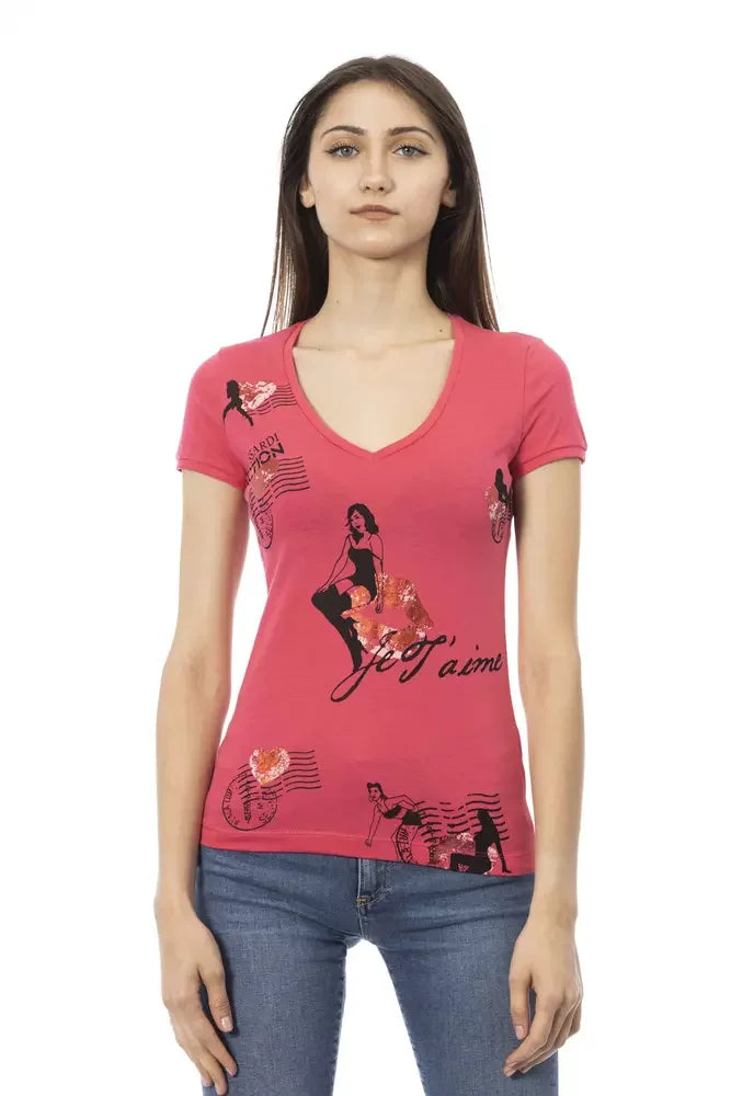 Trussardi Action Multicolor Cotton Women T-Shirt - T-Shirts