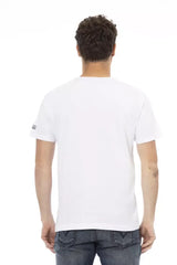 Trussardi Action White Cotton Men T-Shirt - T-Shirts