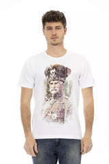 Trussardi Action White Cotton Men T-Shirt - T-Shirts