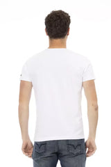 Trussardi Action White Cotton Men T-Shirt - T-Shirts