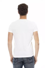 Trussardi Action White Cotton Men T-Shirt - T-Shirts