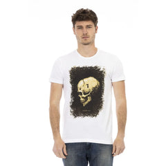 Trussardi Action White Cotton Men T-Shirt - T-Shirts