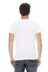 Trussardi Action White Cotton Men T-Shirt - T-Shirts