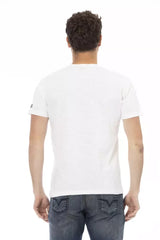 Trussardi Action White Cotton Men T-Shirt - T-Shirts