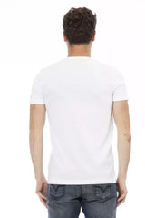 Trussardi Action White Cotton Men’s T-Shirt - T-Shirts
