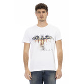 Trussardi Action White Cotton Men’s T-Shirt - T-Shirts